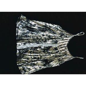 Adorable blue and white tank